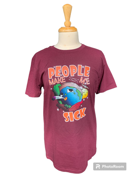 MD Graphic Tee | People Make Me Sick