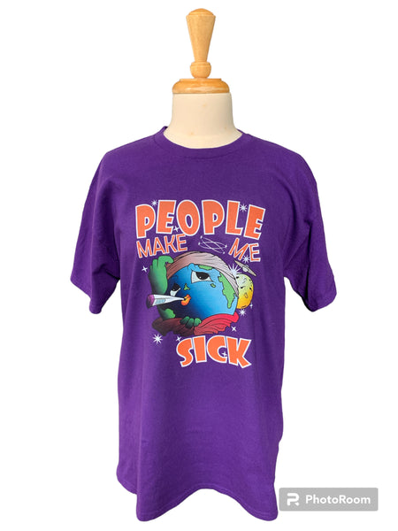 LG Graphic Tee | People Make Me Sick