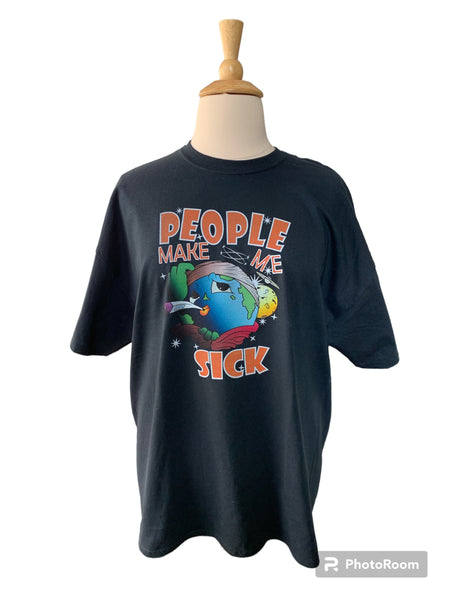 2XL Graphic Tee | People Make Me Sick