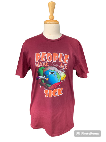MD Graphic Tee | People Make Me Sick